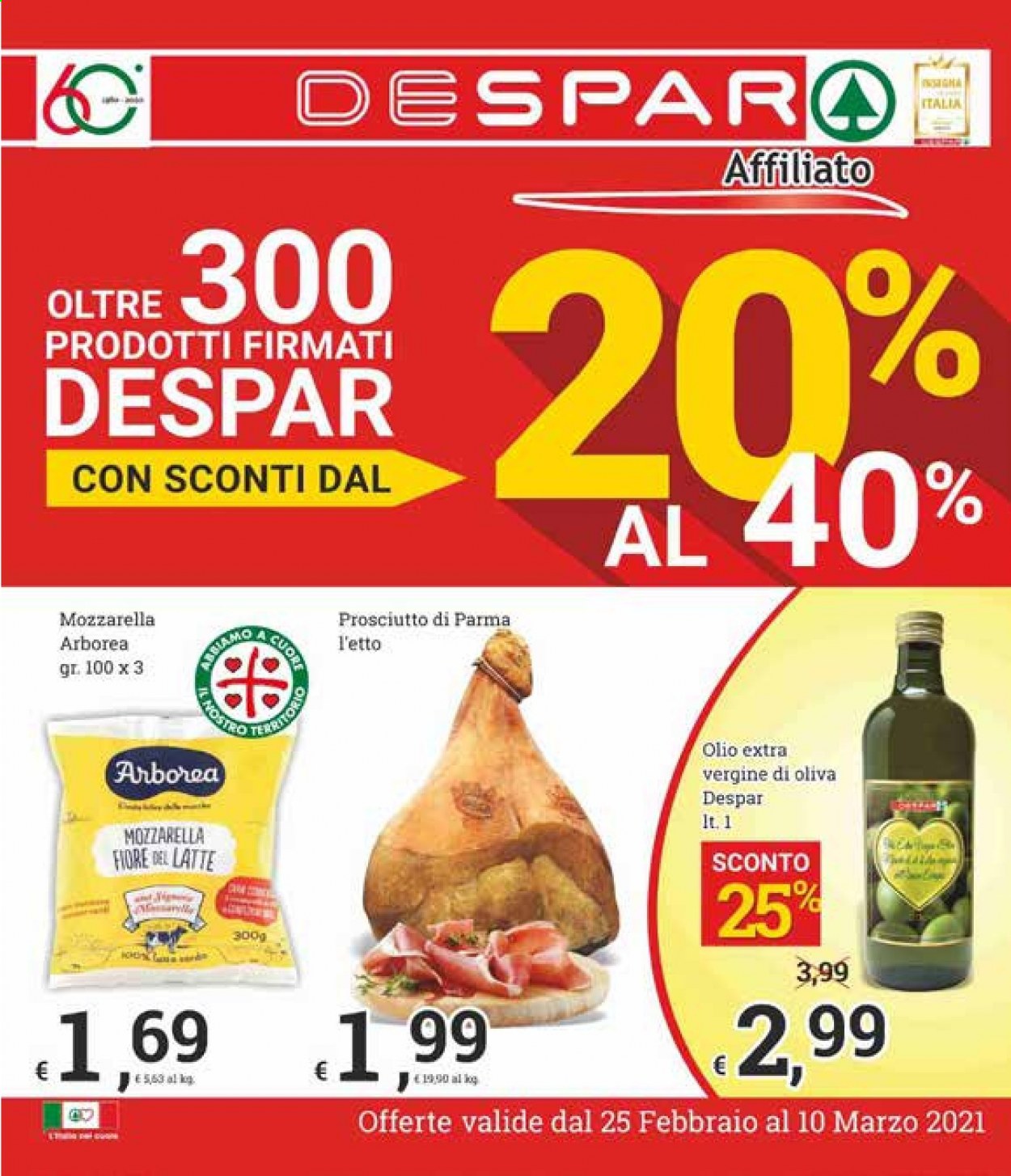Volantino Despar - 25/2/2021 - 10/3/2021. Pagina 1