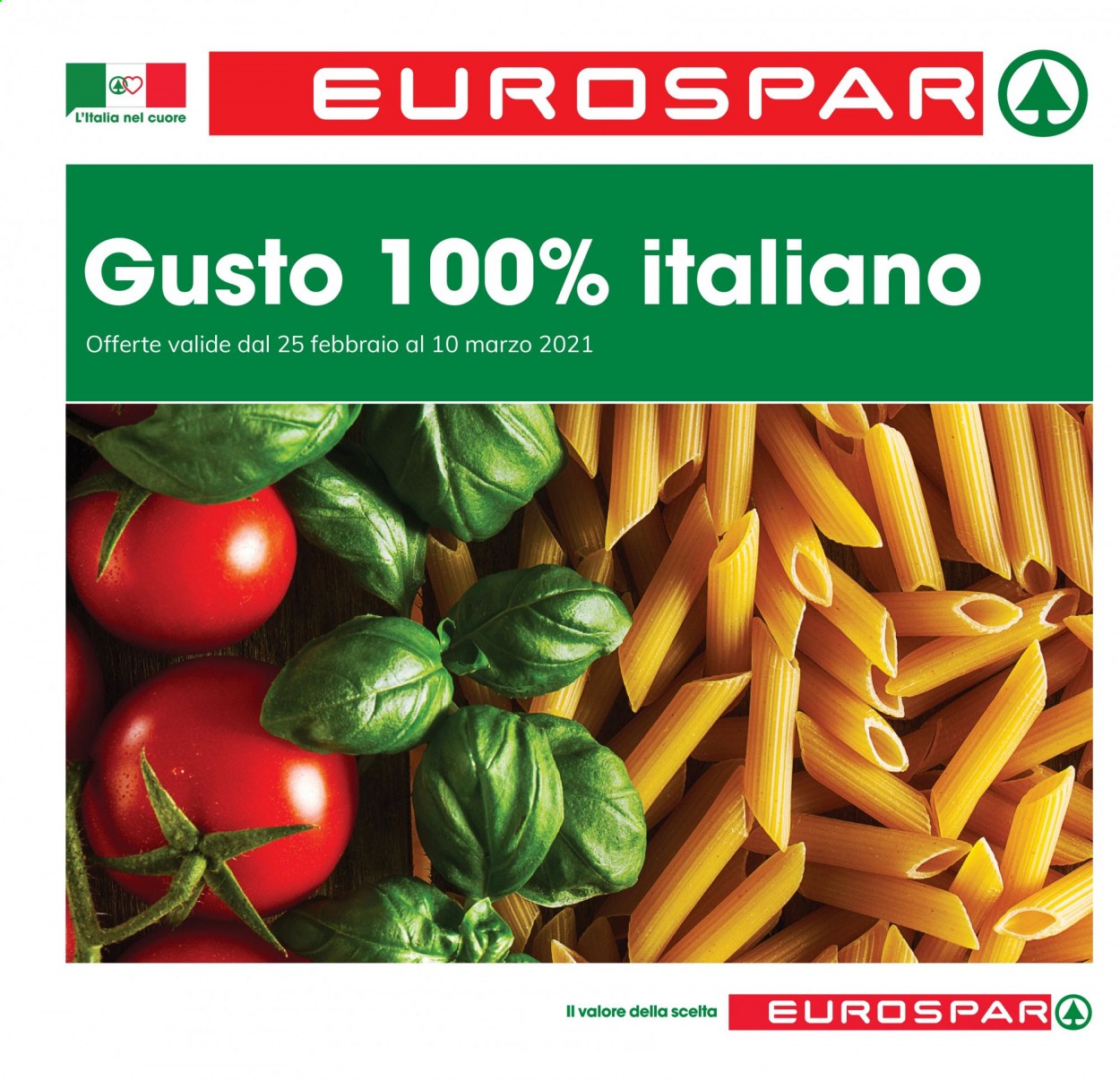 Volantino Eurospar - 25/2/2021 - 10/3/2021. Pagina 1