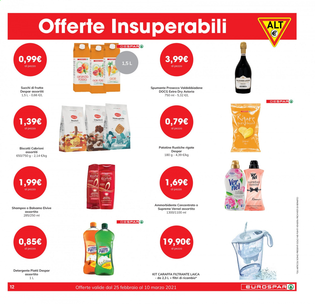 Volantino Eurospar - 25/2/2021 - 10/3/2021. Pagina 12