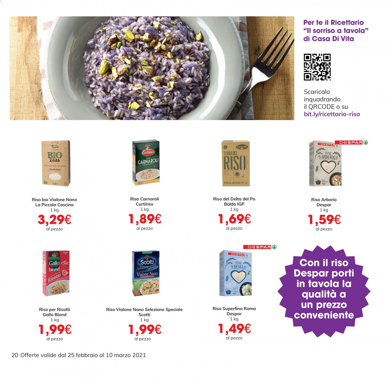 Volantino Eurospar - 25/2/2021 - 10/3/2021. Pagina 20