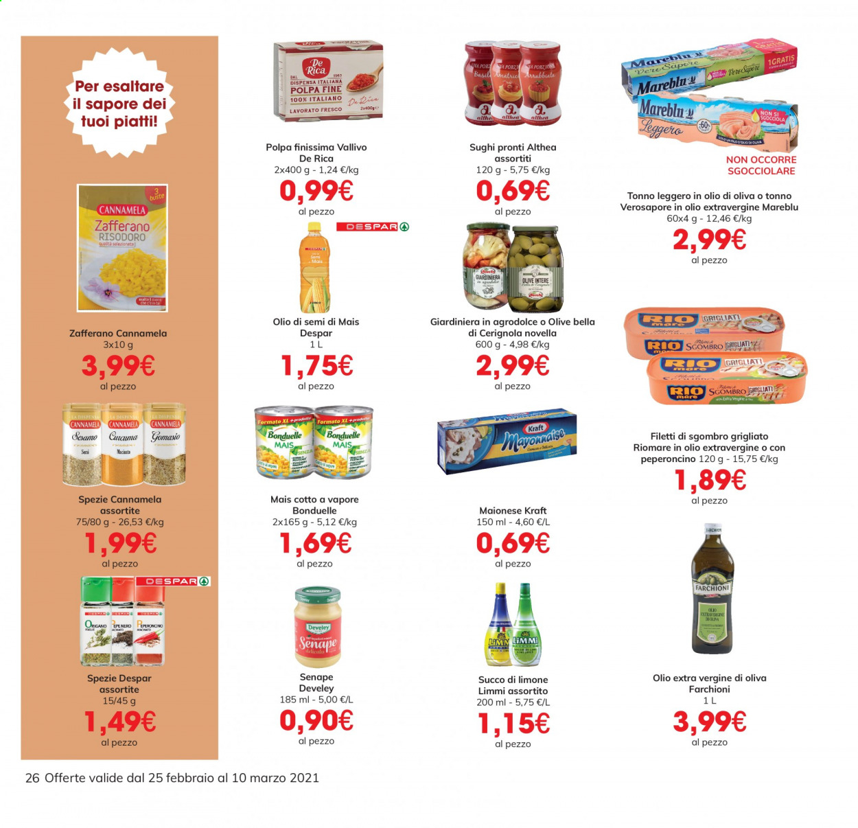 Volantino Eurospar - 25/2/2021 - 10/3/2021. Pagina 26