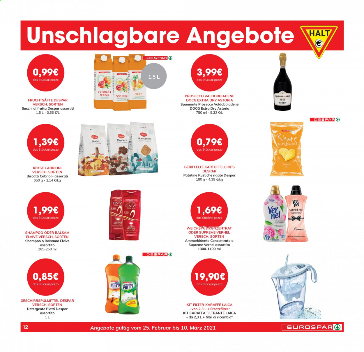 Volantino Eurospar - 25/2/2021 - 10/3/2021. Pagina 12