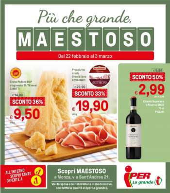 Volantino Iper, La grande i - 22.2.2021 - 3.3.2021.