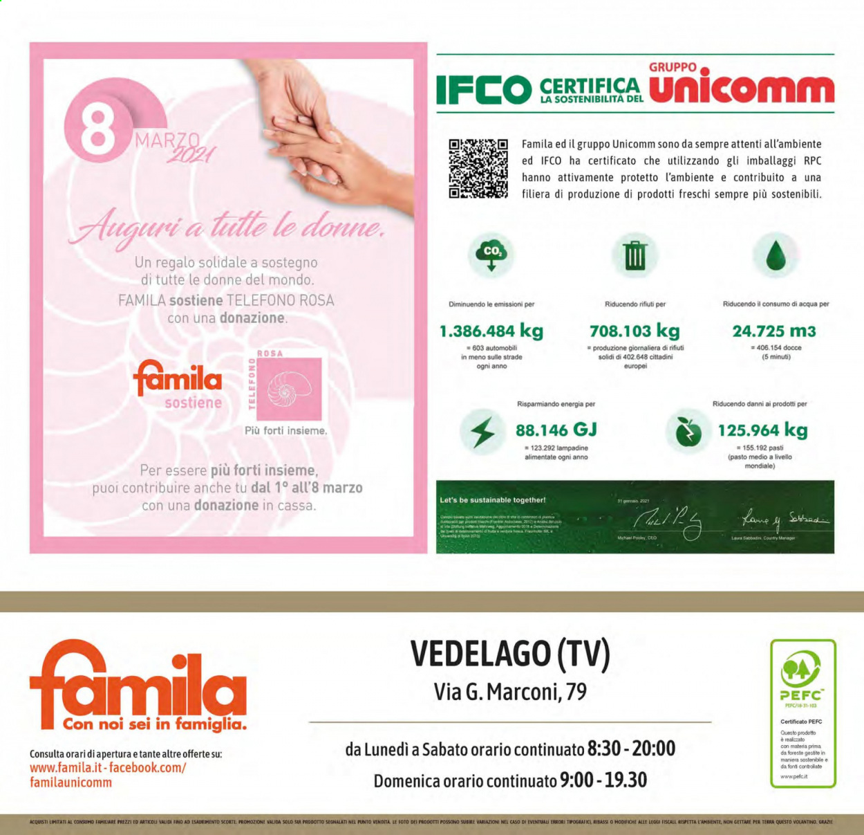 Volantino Famila - 25/2/2021 - 10/3/2021. Pagina 28
