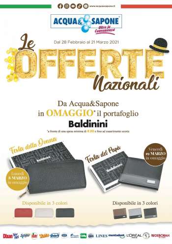 Volantino Acqua & Sapone - 28.2.2021 - 21.3.2021.