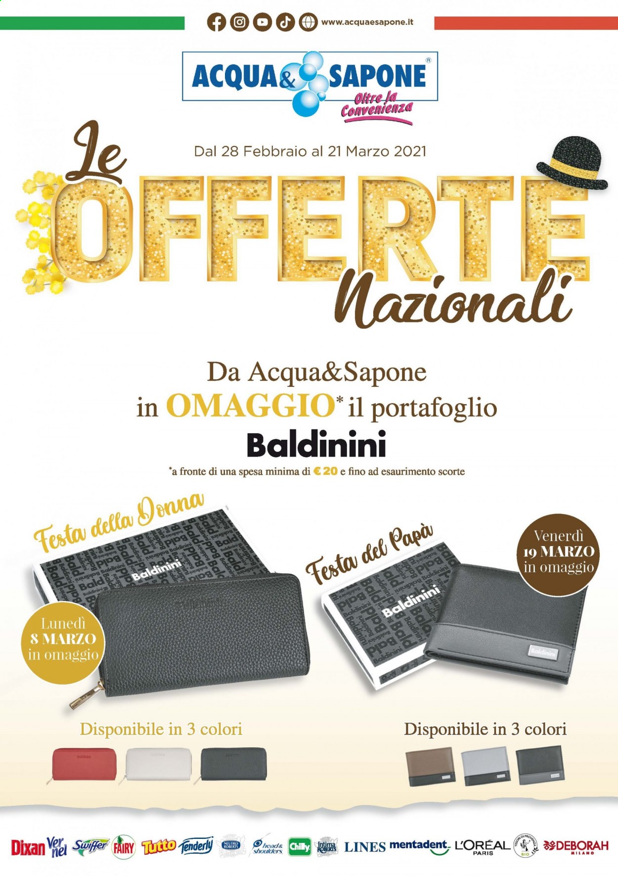 Volantino Acqua & Sapone - 28/2/2021 - 21/3/2021. Pagina 1