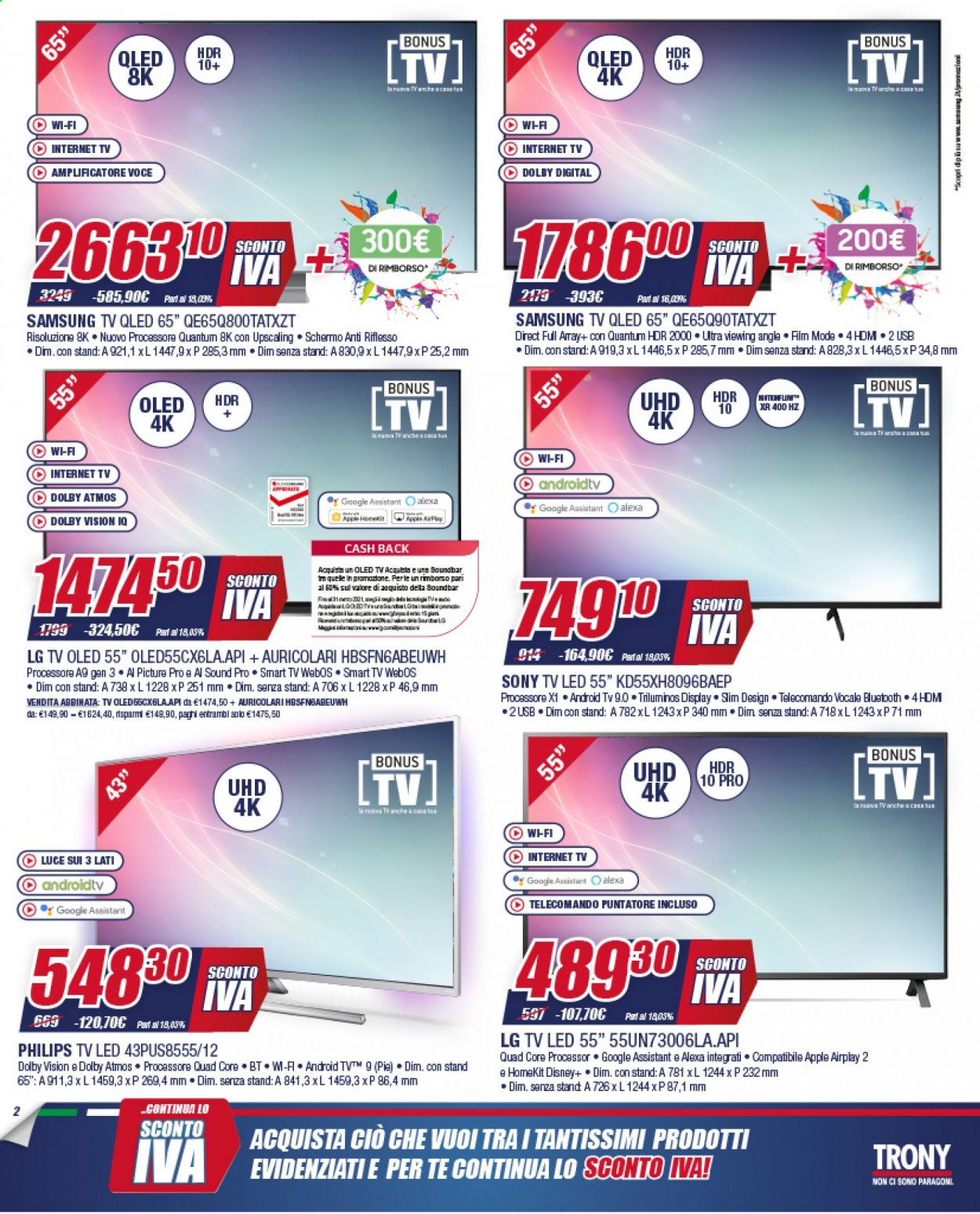 Volantino Trony - 1/3/2021 - 24/3/2021. Pagina 2