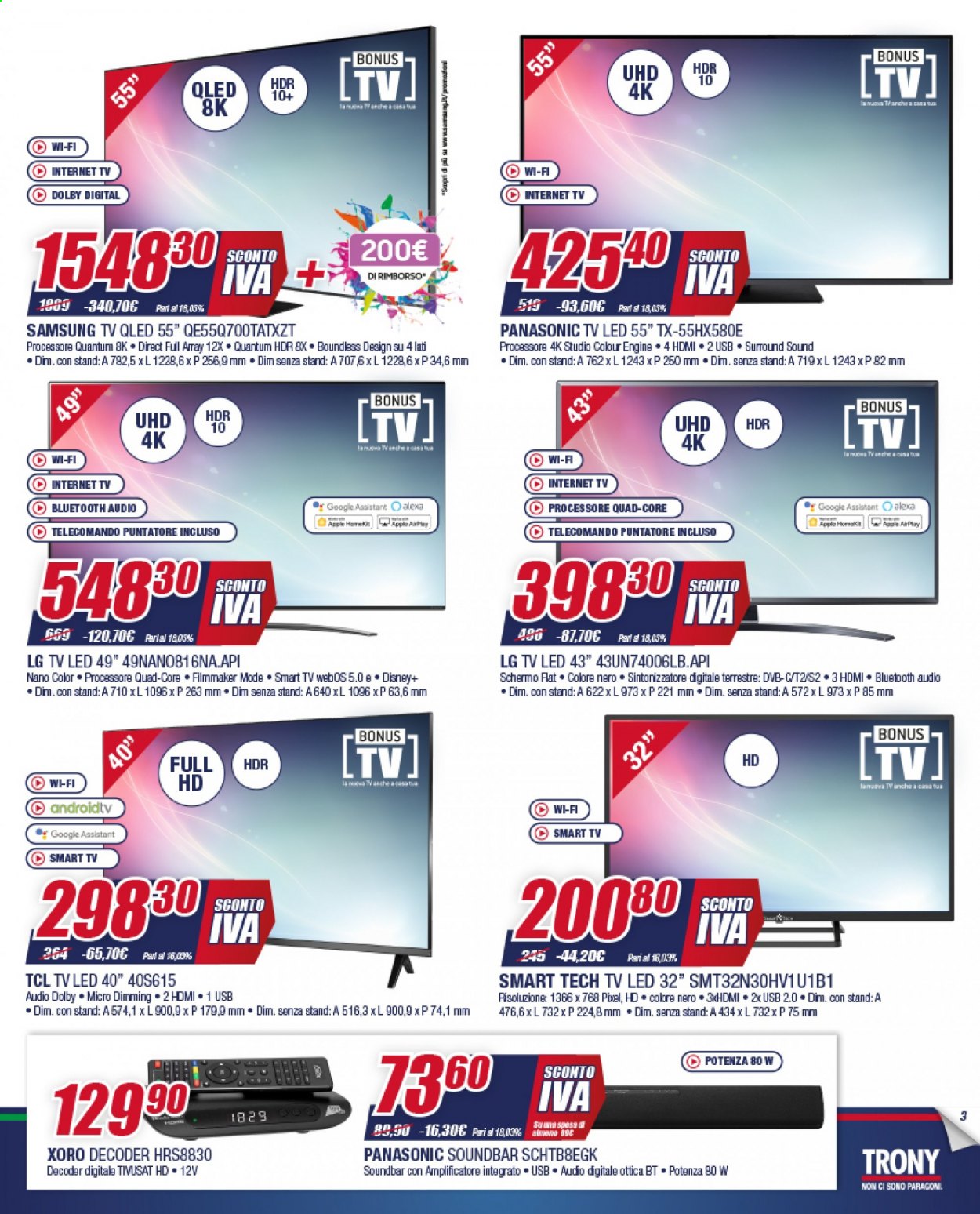 Volantino Trony - 1/3/2021 - 24/3/2021. Pagina 3