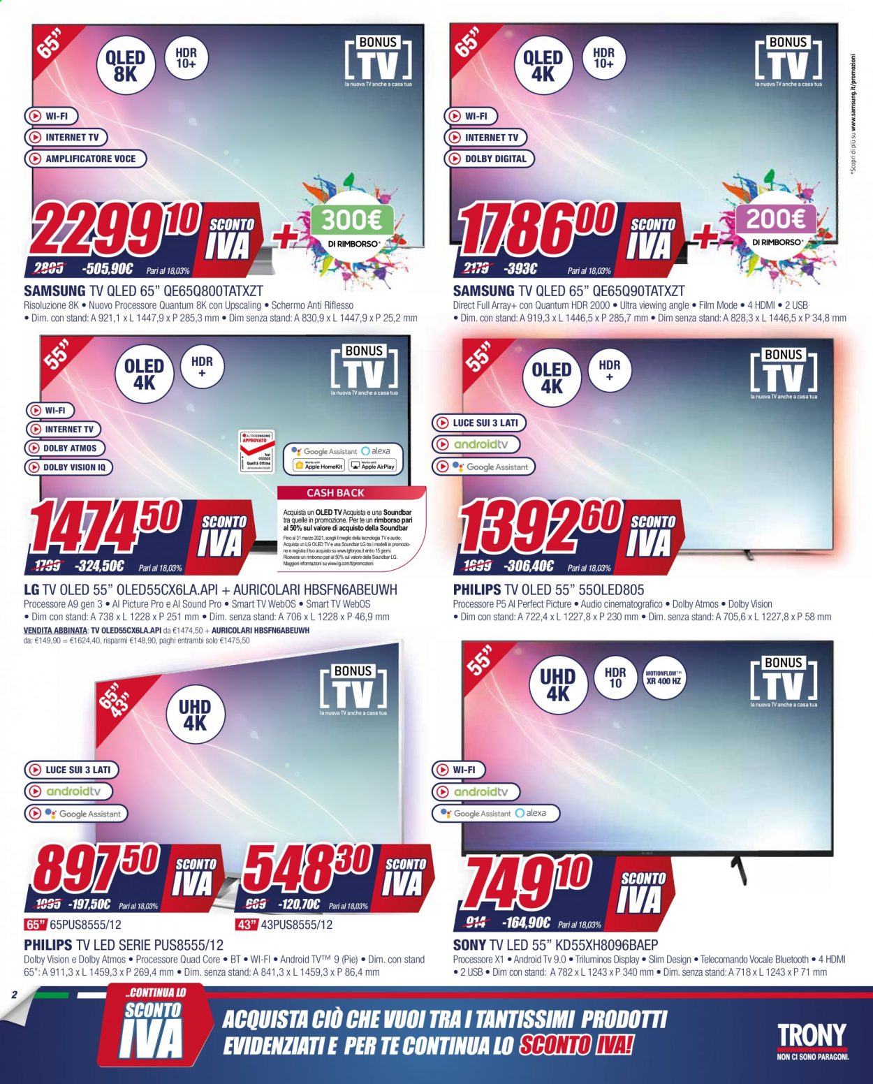 Volantino Trony - 1/3/2021 - 24/3/2021. Pagina 2