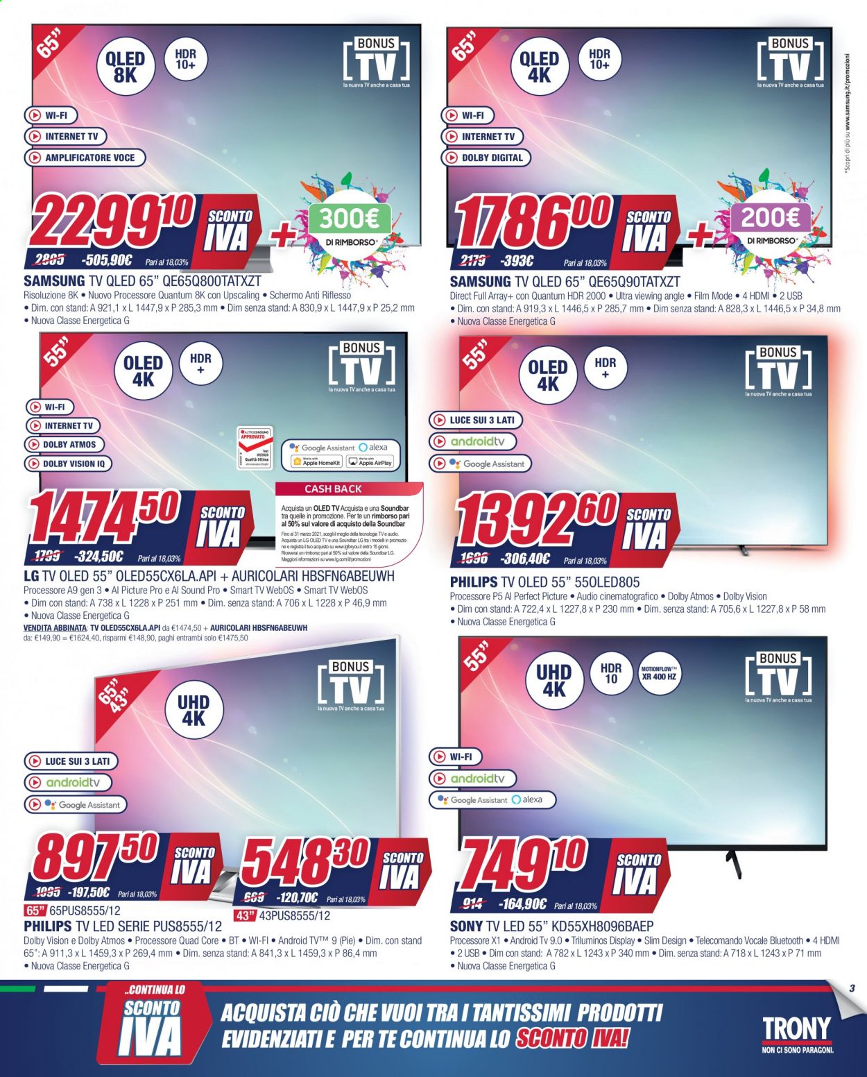Volantino Trony - 1/3/2021 - 24/3/2021. Pagina 3