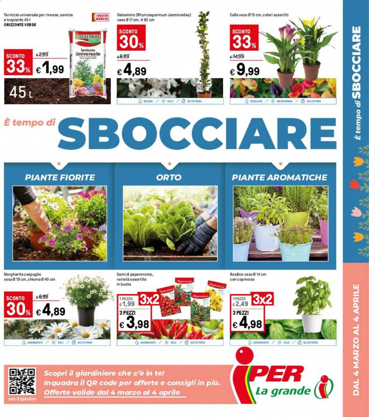 Volantino Iper, La grande i - 4/3/2021 - 4/4/2021. Pagina 1