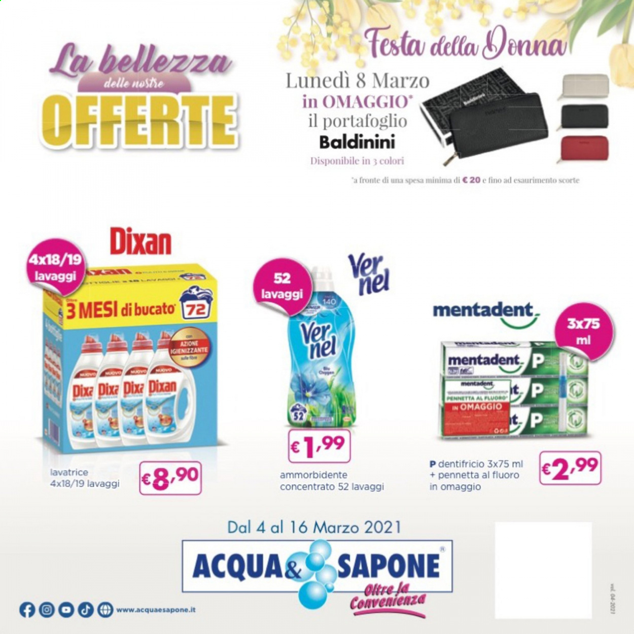 Volantino Acqua & Sapone - 4/3/2021 - 16/3/2021. Pagina 1