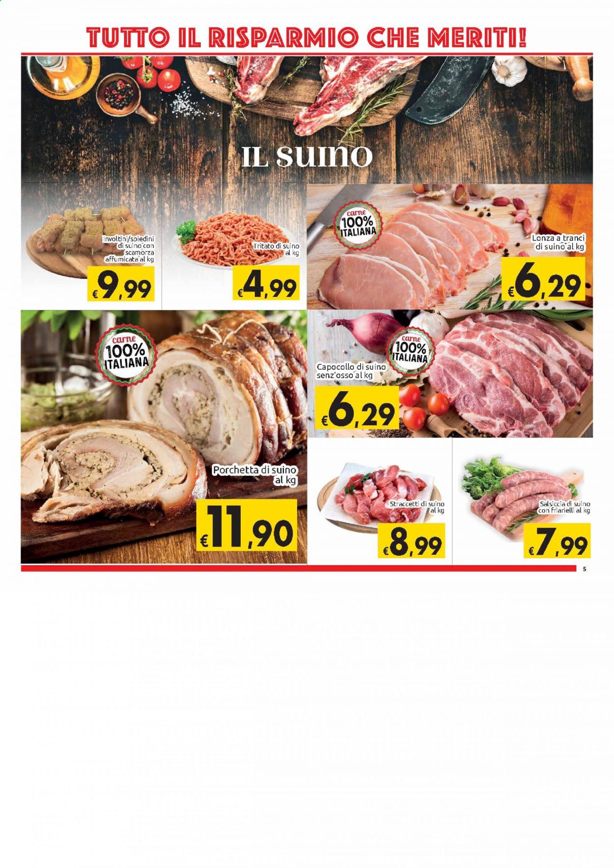 Volantino Carrefour - 2/3/2021 - 13/3/2021 - Prodotti in offerta - friarielli, salsiccia, capocollo, scamorza. Pagina 5.