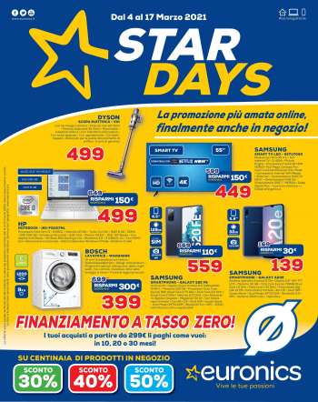 Volantino Euronics - 4.3.2021 - 17.3.2021.
