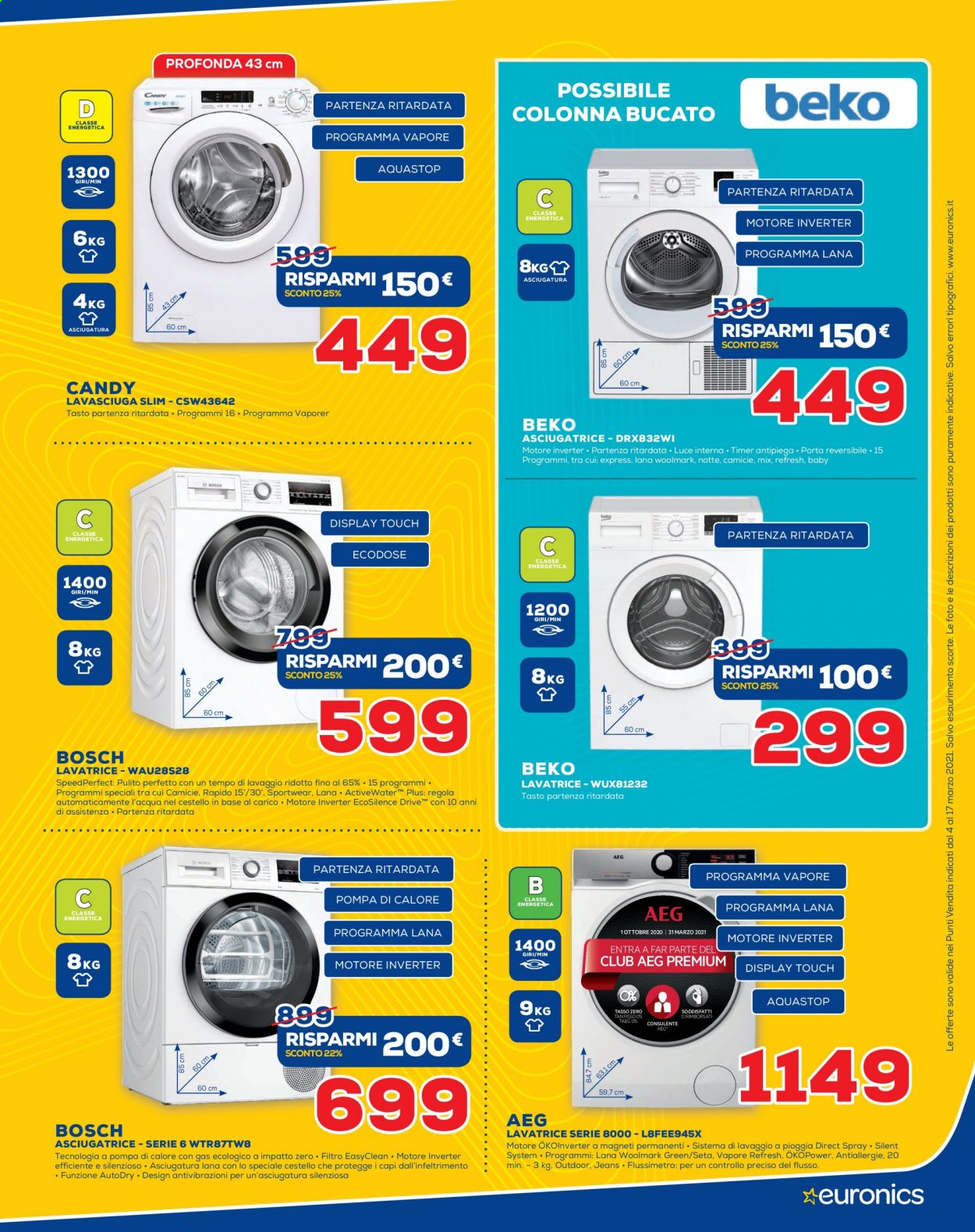 Volantino Euronics - 4/3/2021 - 17/3/2021. Pagina 20
