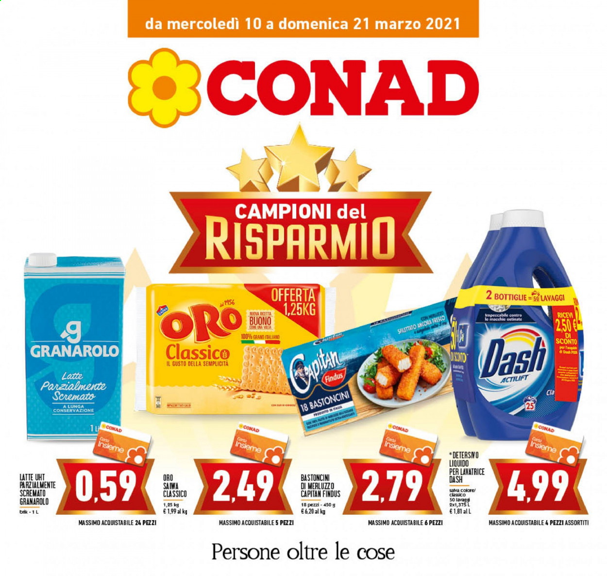 Volantino Conad - 10/3/2021 - 21/3/2021. Pagina 1