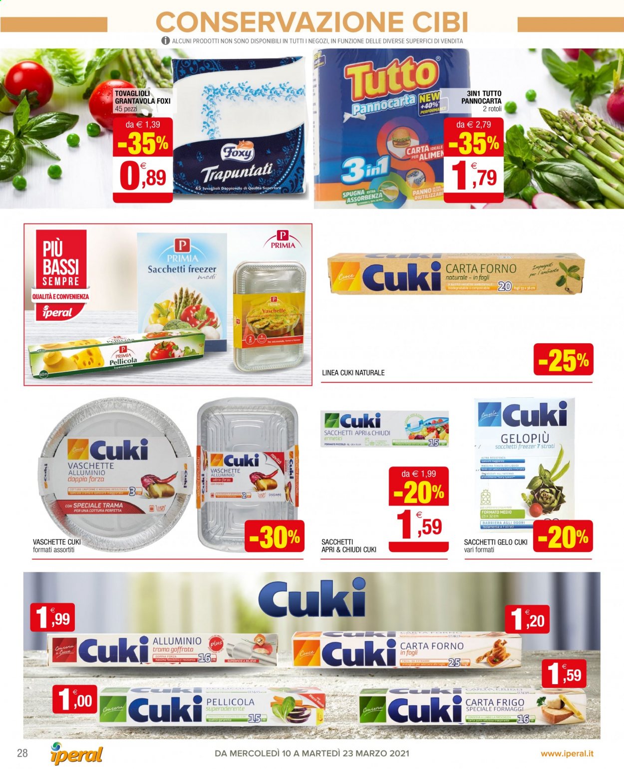 Volantino Iperal - 10/3/2021 - 23/3/2021. Pagina 28