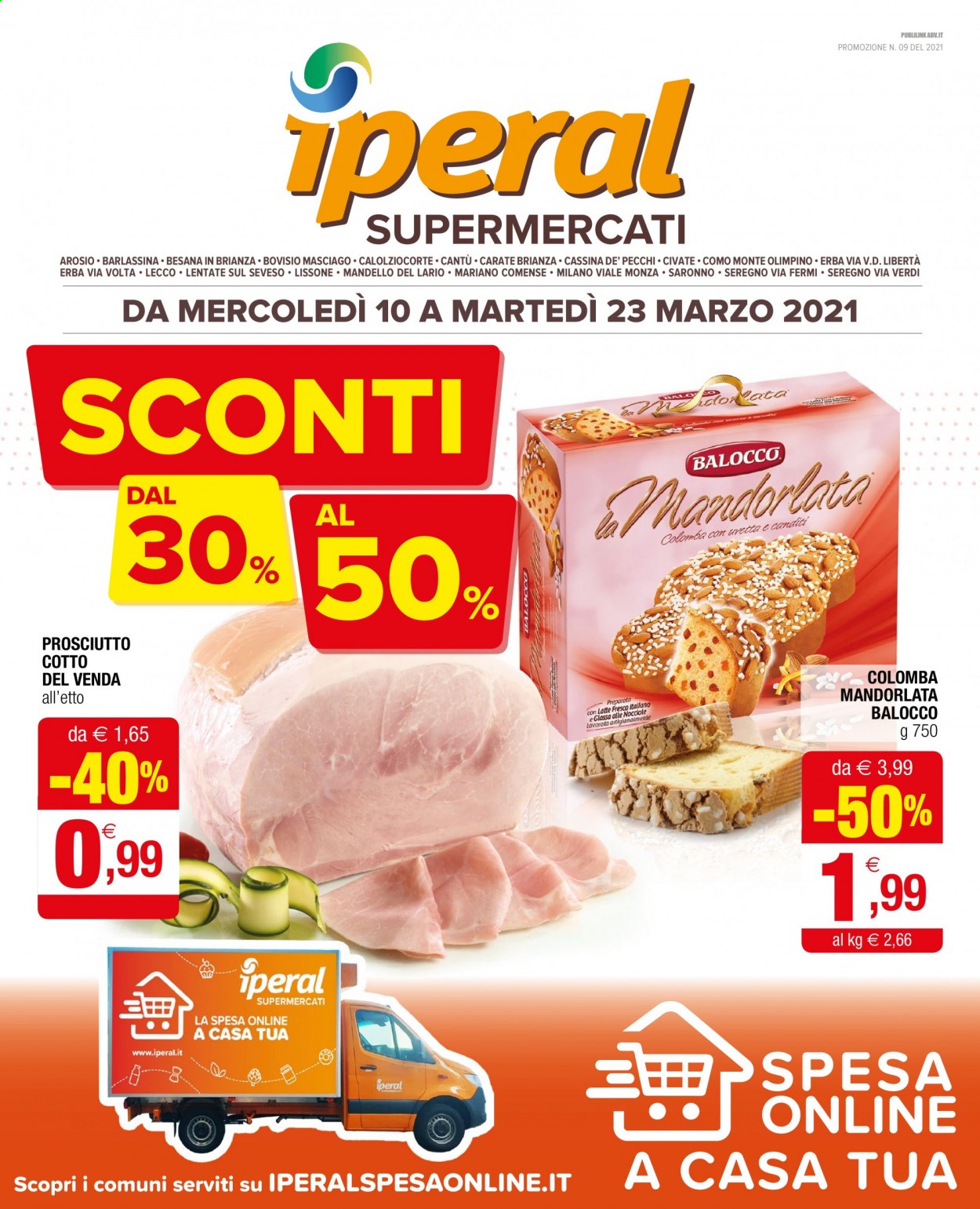 Volantino Iperal - 10/3/2021 - 23/3/2021. Pagina 1