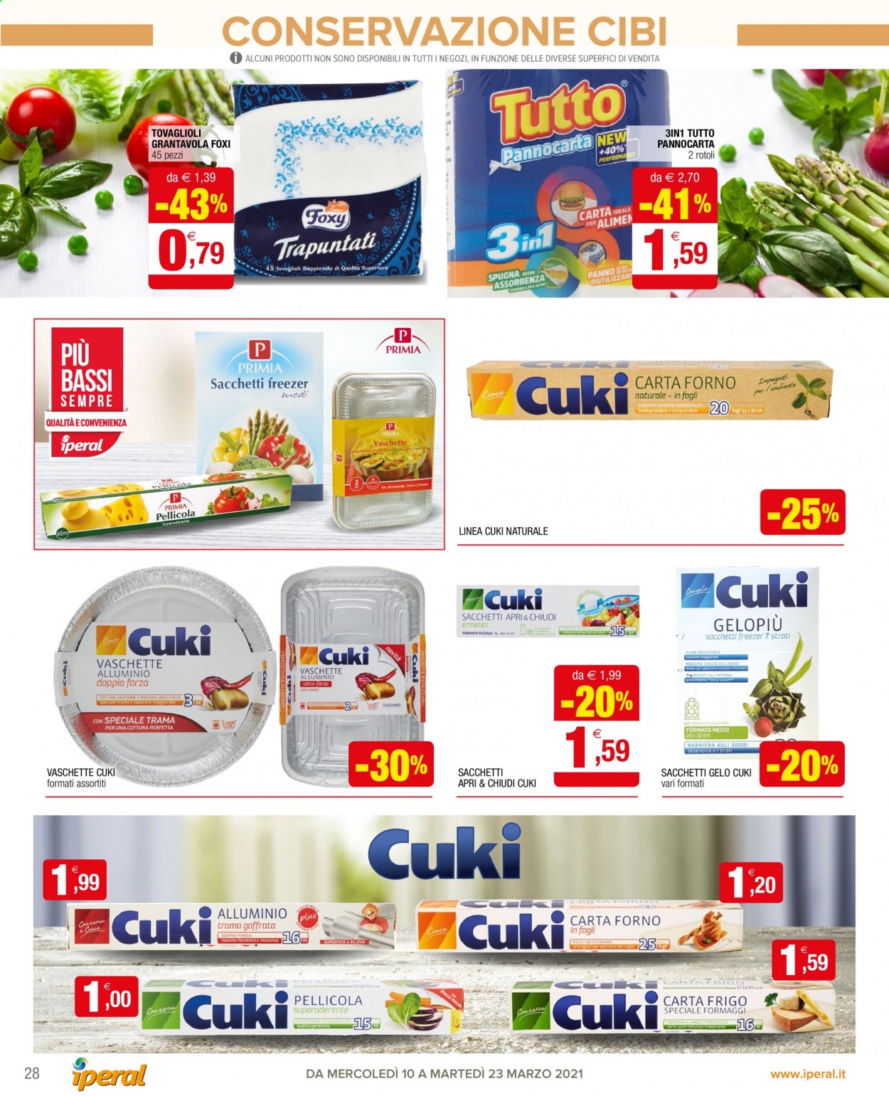 Volantino Iperal - 10/3/2021 - 23/3/2021. Pagina 28