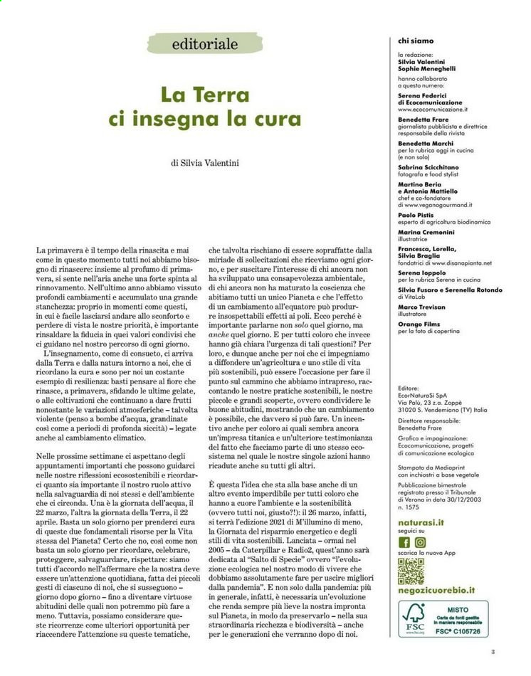 thumbnail - Volantino Natura Sì - 1/3/2021 - 30/4/2021 - Prodotti in offerta - profumo. Pagina 3.
