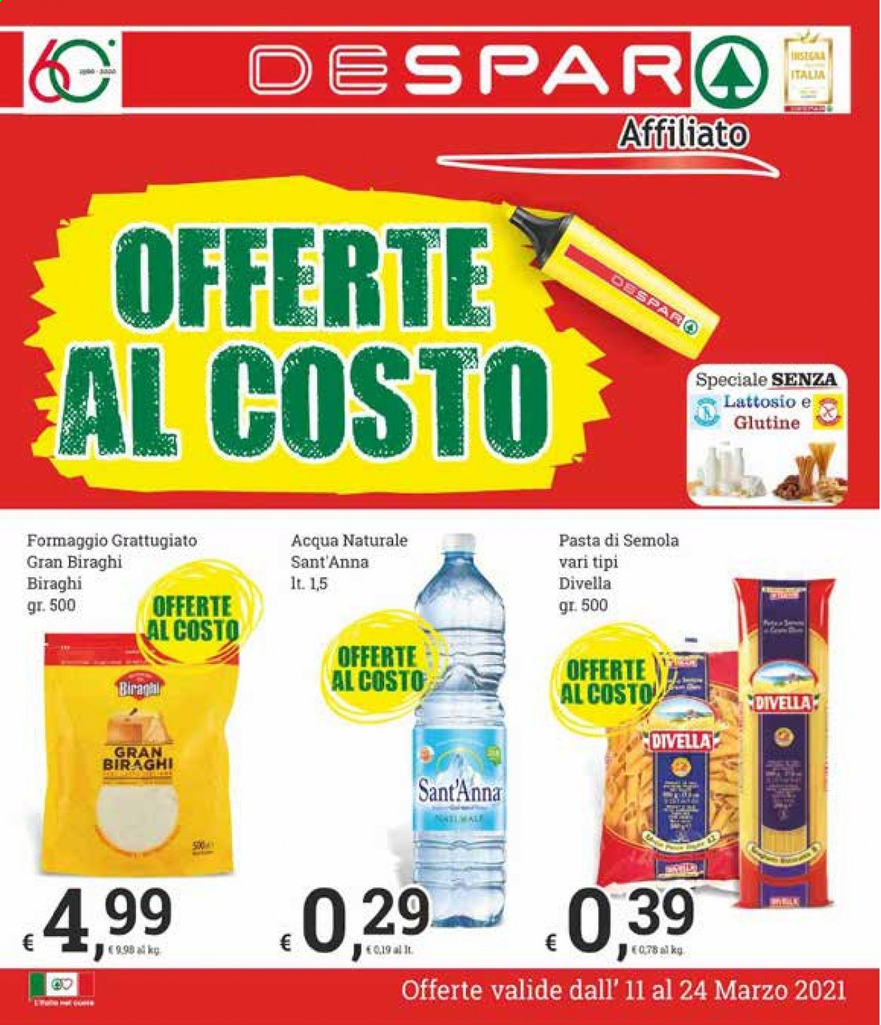 Leták Despar - 11.3.2021 - 24.3.2021. Strana 1