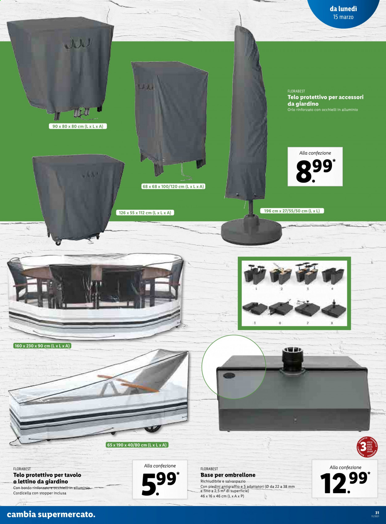 Volantino Lidl - 15/3/2021 - 21/3/2021. Pagina 31