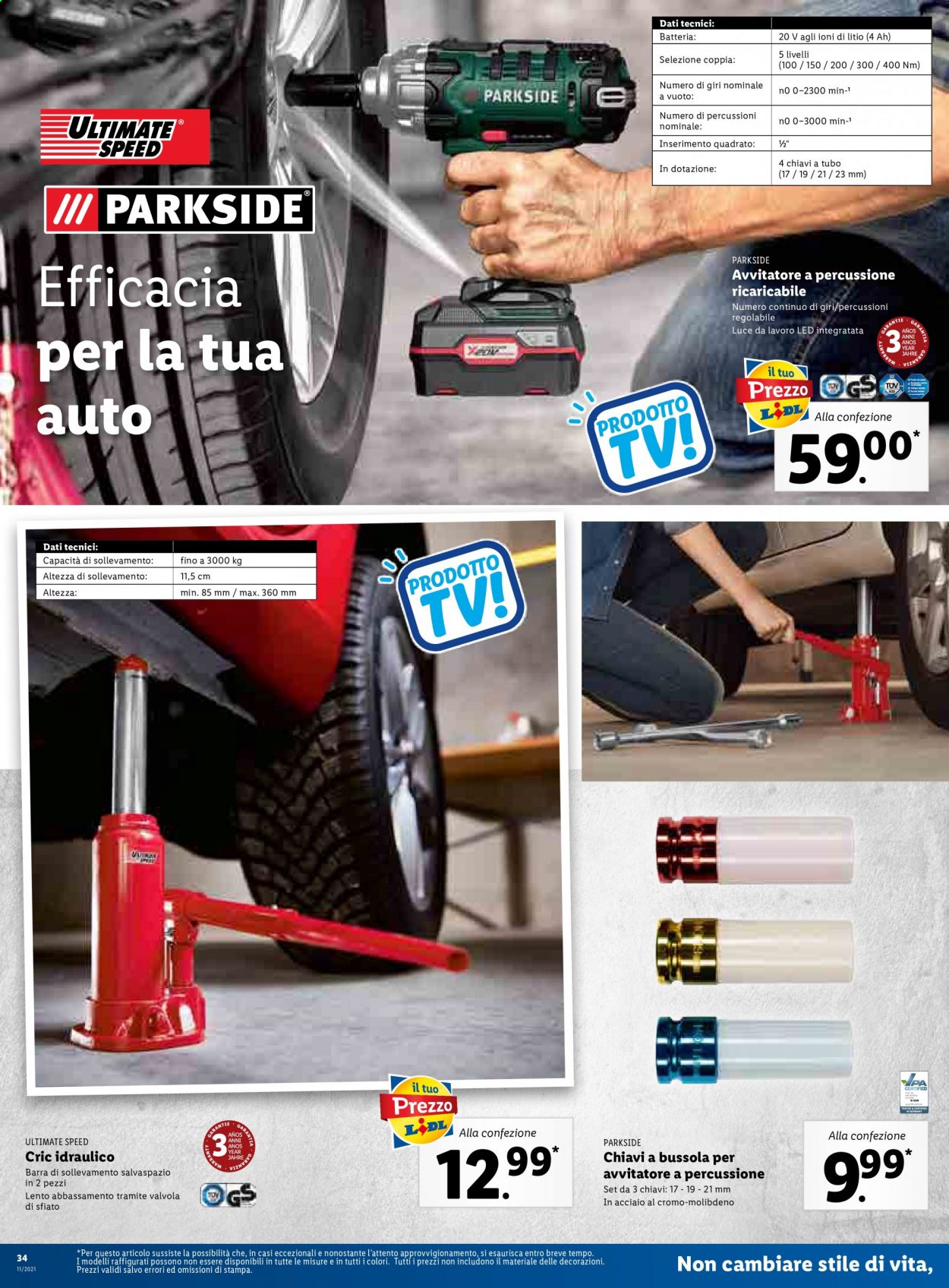 Volantino Lidl - 15/3/2021 - 21/3/2021. Pagina 34