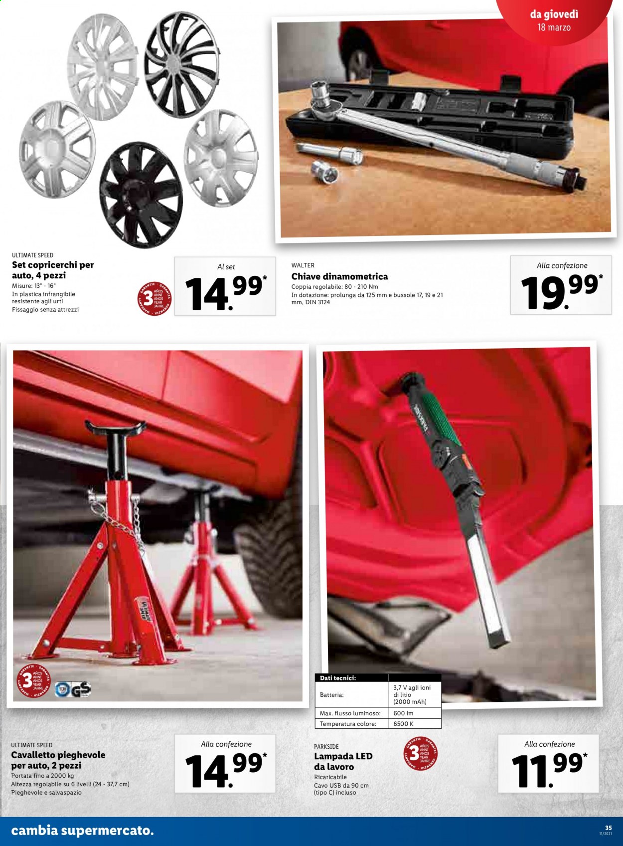Volantino Lidl - 15/3/2021 - 21/3/2021. Pagina 35
