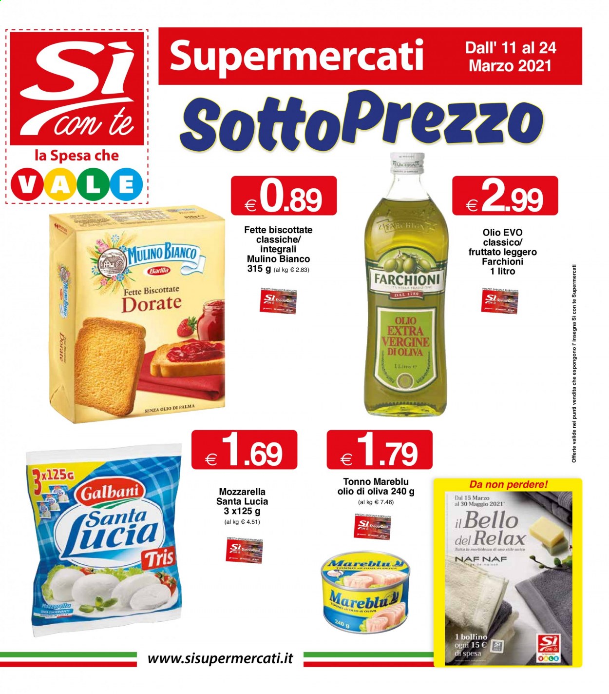 thumbnail - Volantino Si con te Supermercati - 11/3/2021 - 24/3/2021.