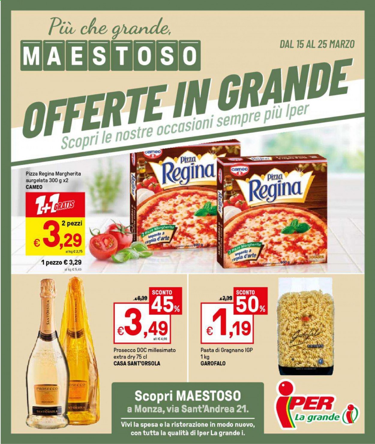 Volantino Iper, La grande i - 15/3/2021 - 25/3/2021. Pagina 1