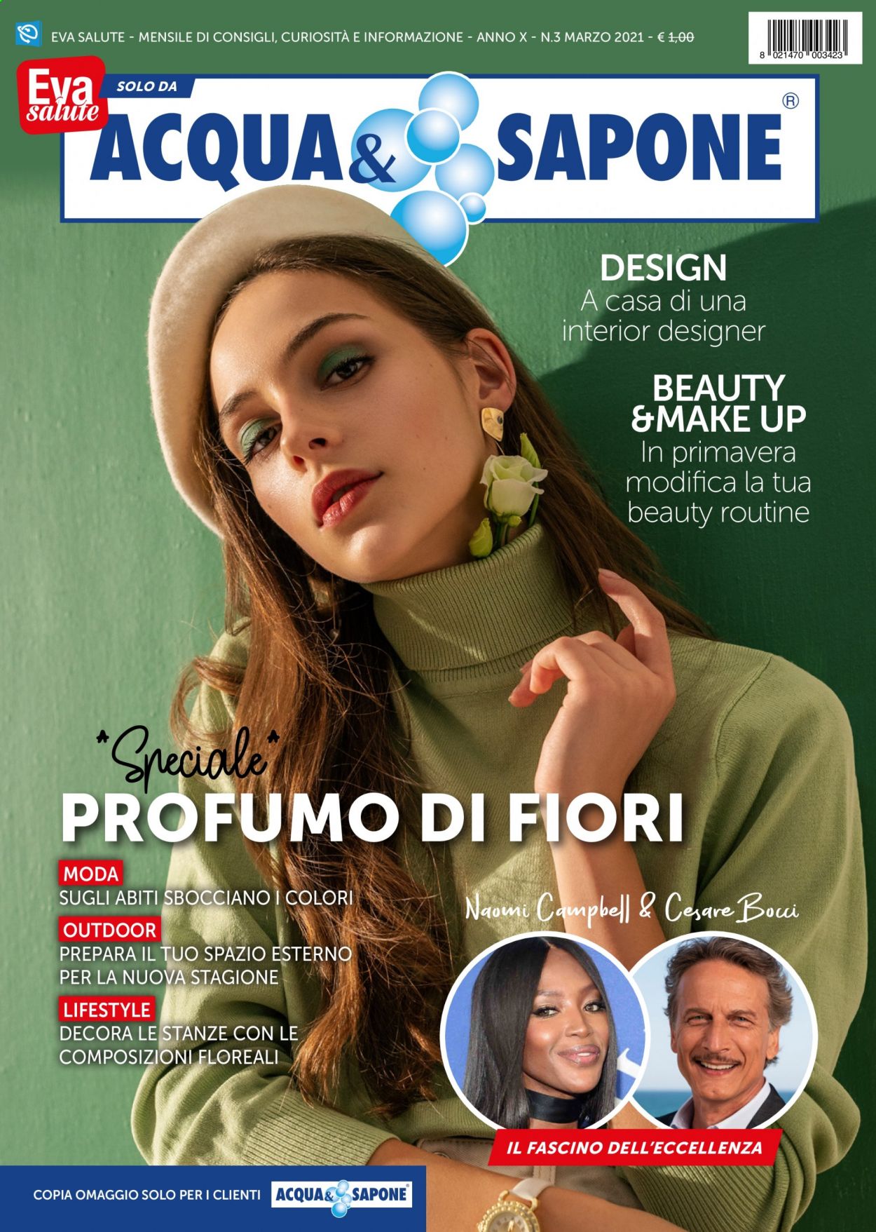 thumbnail - Volantino Acqua & Sapone - 1/3/2021 - 31/3/2021 - Prodotti in offerta - sapone, profumo. Pagina 1.