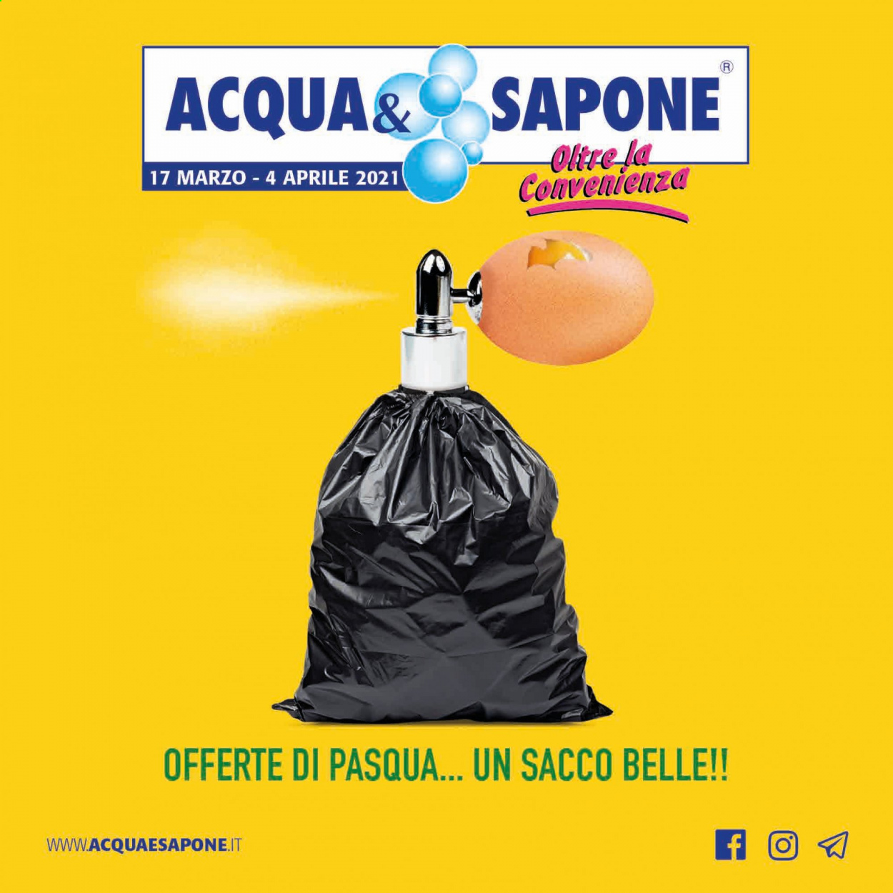 Volantino Acqua & Sapone - 17/3/2021 - 4/4/2021. Pagina 1