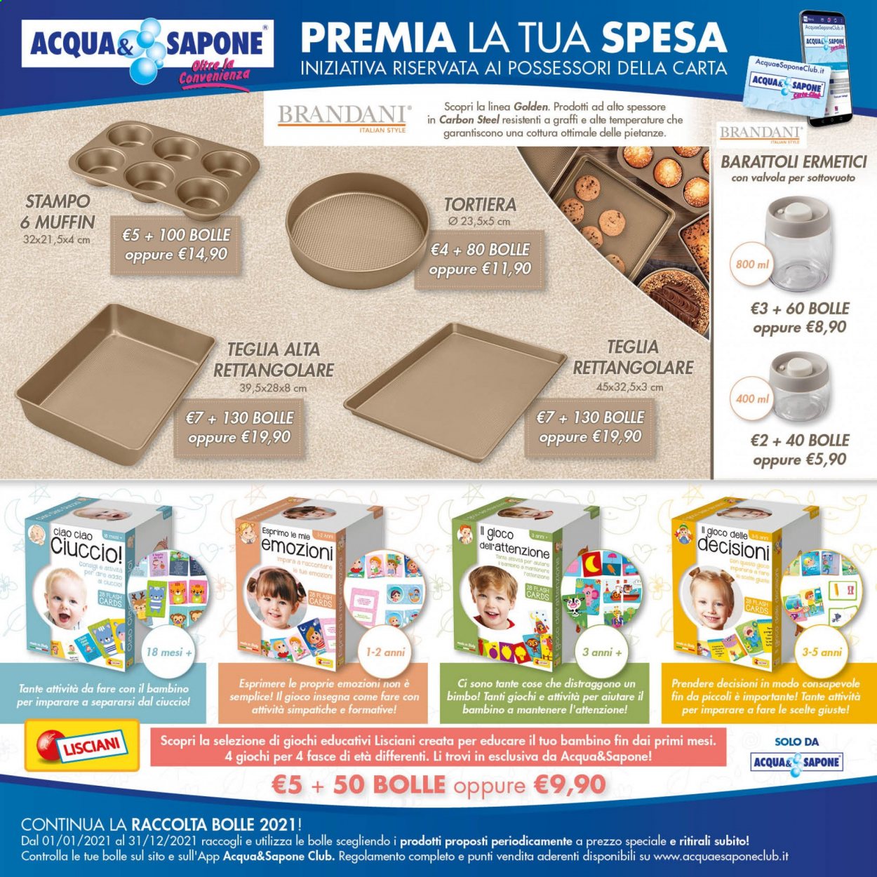 Volantino Acqua & Sapone. Pagina 1