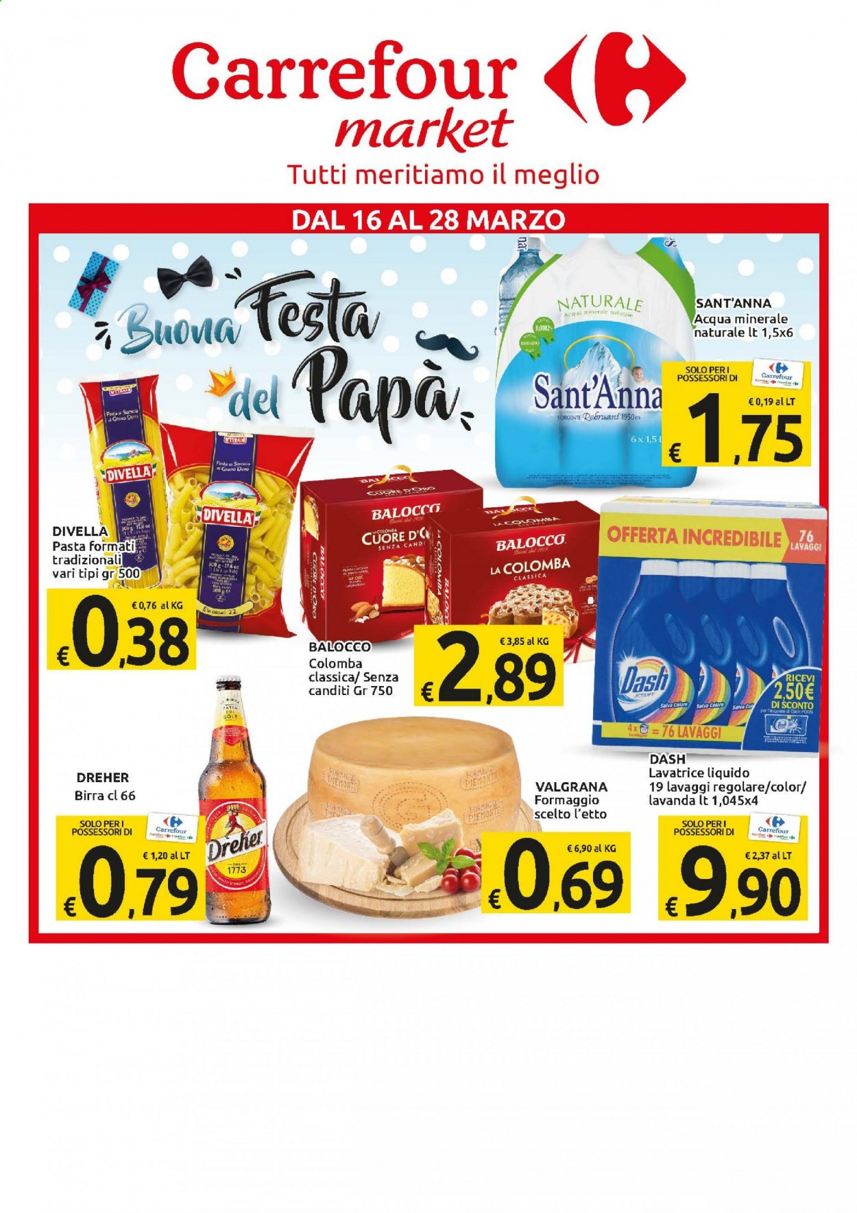 Volantino Carrefour - 16/3/2021 - 28/3/2021. Pagina 1