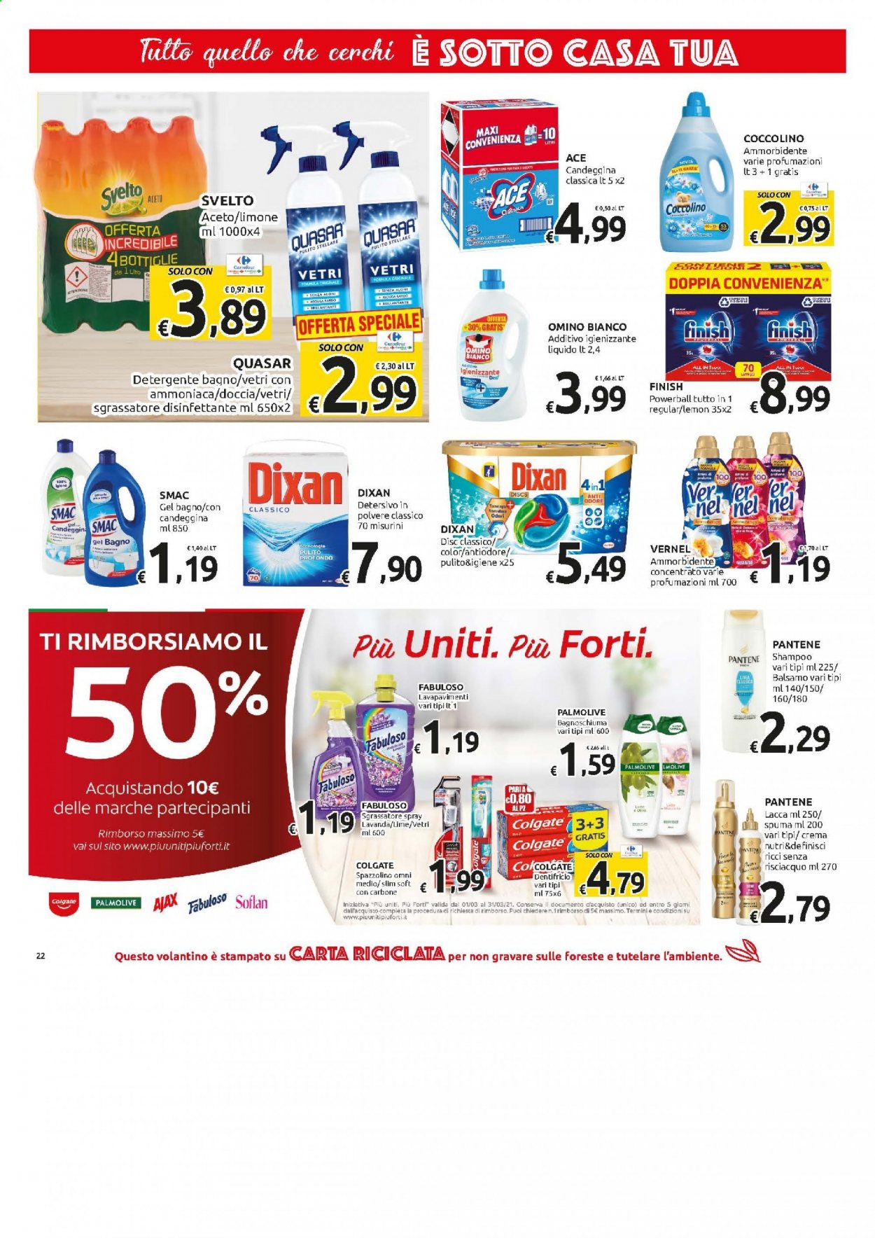 Volantino Carrefour - 16/3/2021 - 28/3/2021. Pagina 22