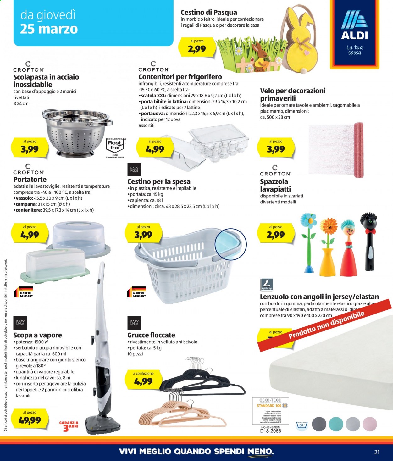 Volantino Aldi - 22/3/2021 - 28/3/2021. Pagina 21