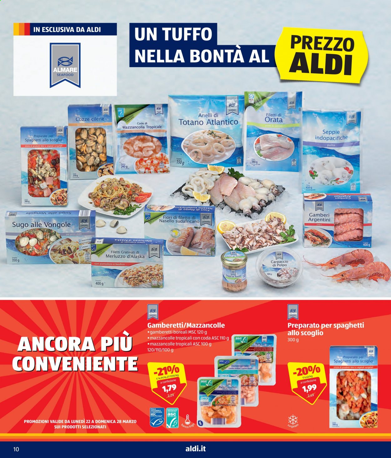 Volantino Aldi - 22/3/2021 - 28/3/2021. Pagina 10