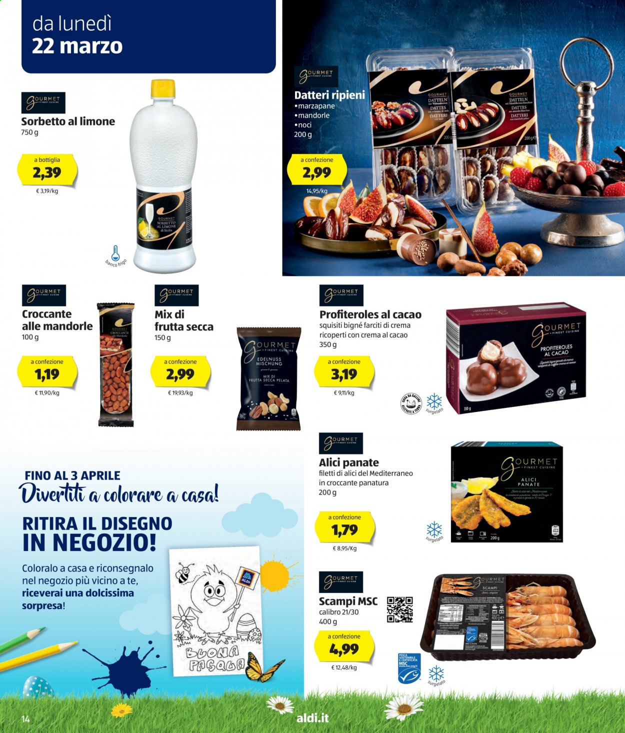 Volantino Aldi - 22/3/2021 - 28/3/2021. Pagina 14