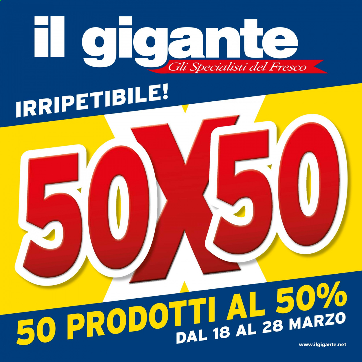 Volantino Il Gigante - 18/3/2021 - 28/3/2021. Pagina 1