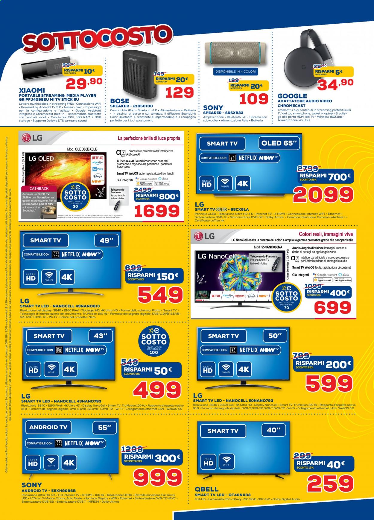 Volantino Euronics - 18/3/2021 - 29/3/2021. Pagina 2