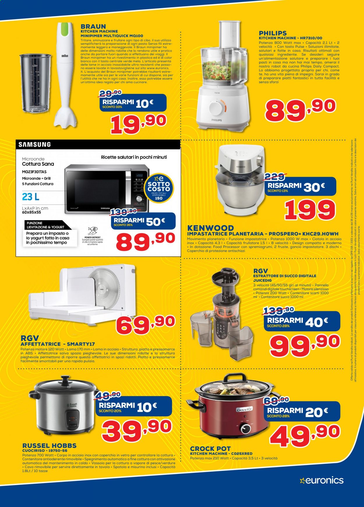 Volantino Euronics - 18/3/2021 - 29/3/2021. Pagina 18