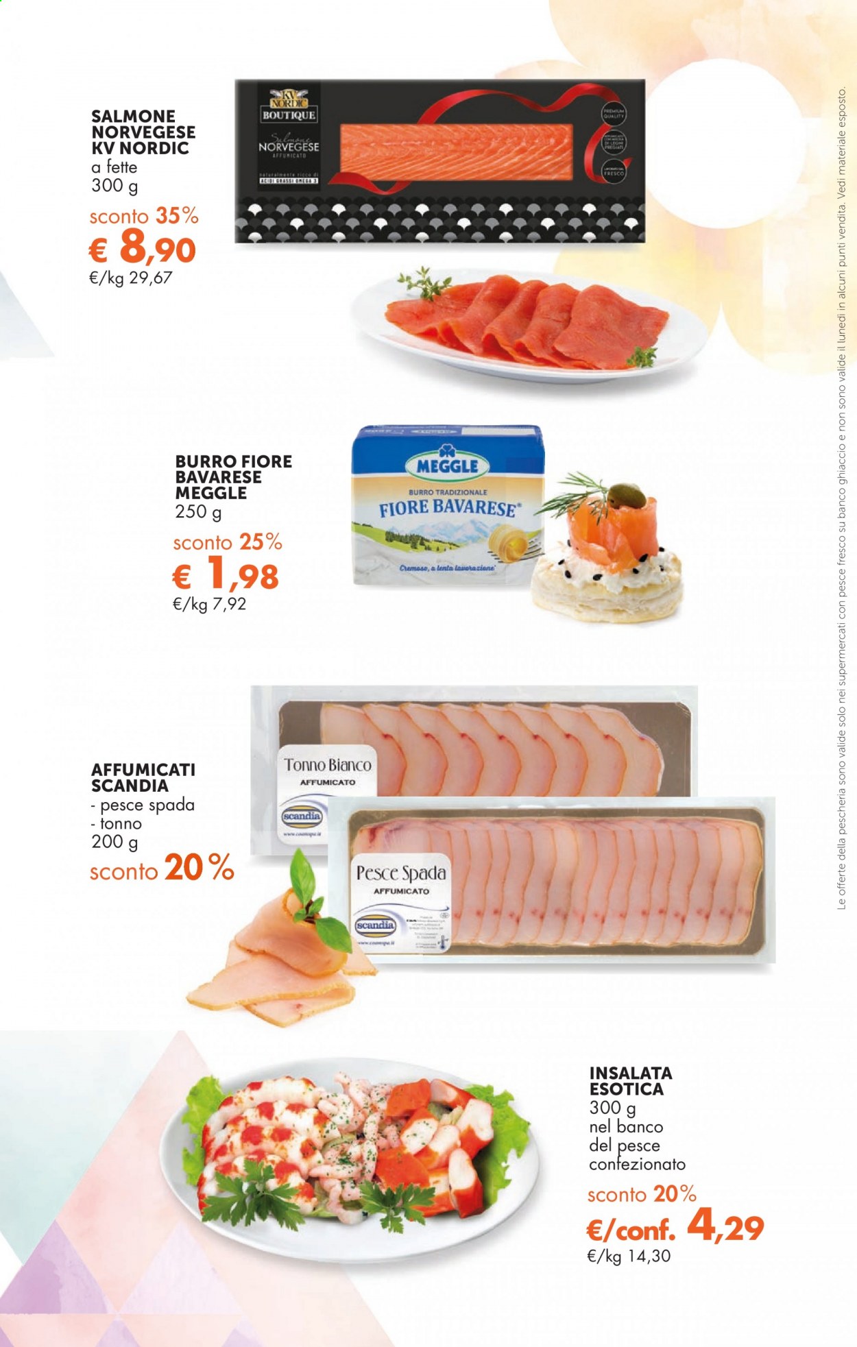 thumbnail - Volantino Conad - 17/3/2021 - 5/4/2021 - Prodotti in offerta - salmone, pesce spada, tonno, pesce spada affumicato, burro, ghiaccio. Pagina 19.