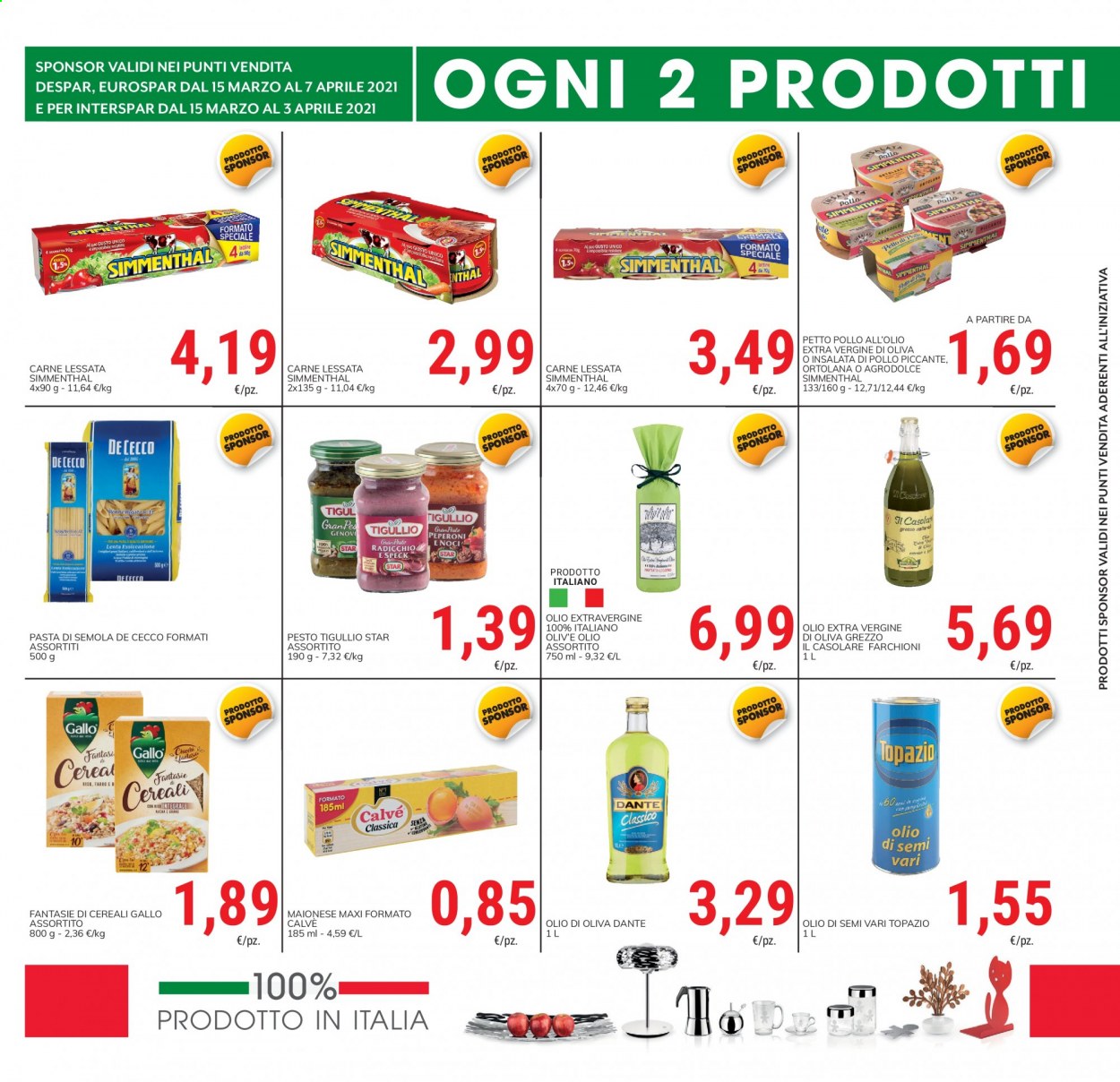 Volantino Eurospar - 15/3/2021 - 7/4/2021. Pagina 8