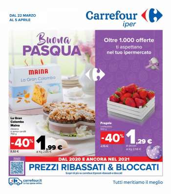 Volantino Carrefour - 22.3.2021 - 5.4.2021.