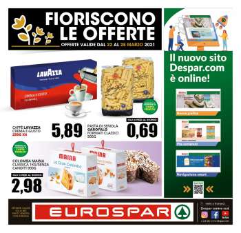 Volantino Eurospar - 22.3.2021 - 28.3.2021.