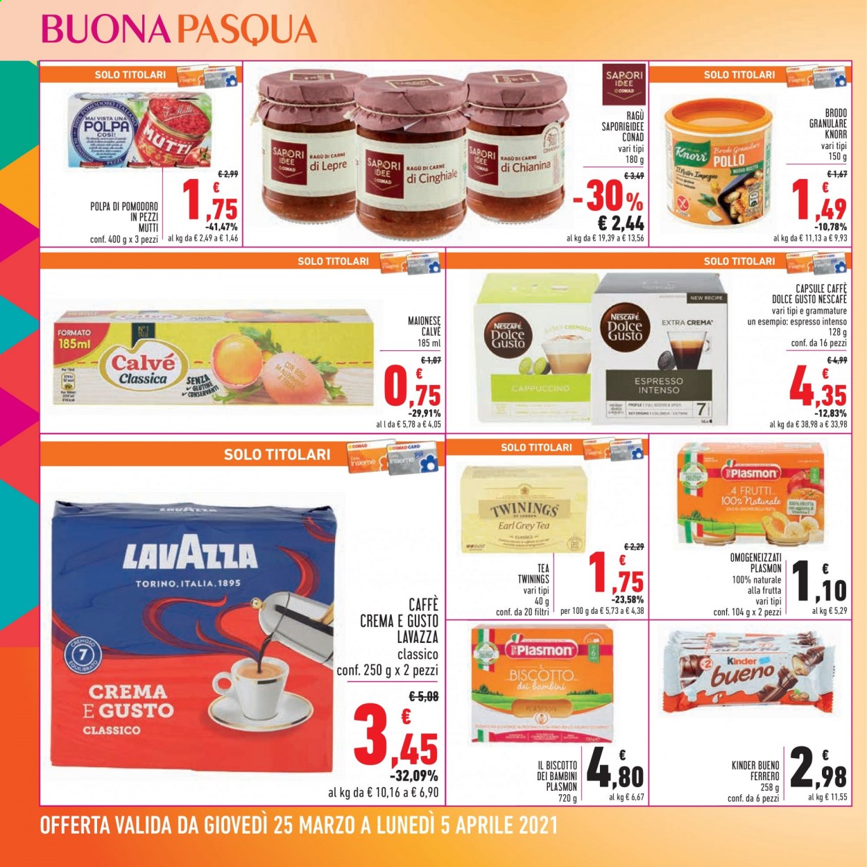 Volantino Conad - 25/3/2021 - 5/4/2021. Pagina 20