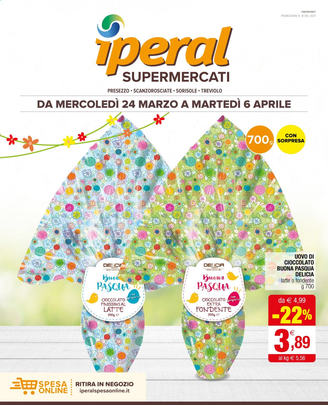Volantino Iperal - 24/3/2021 - 6/4/2021. Pagina 1