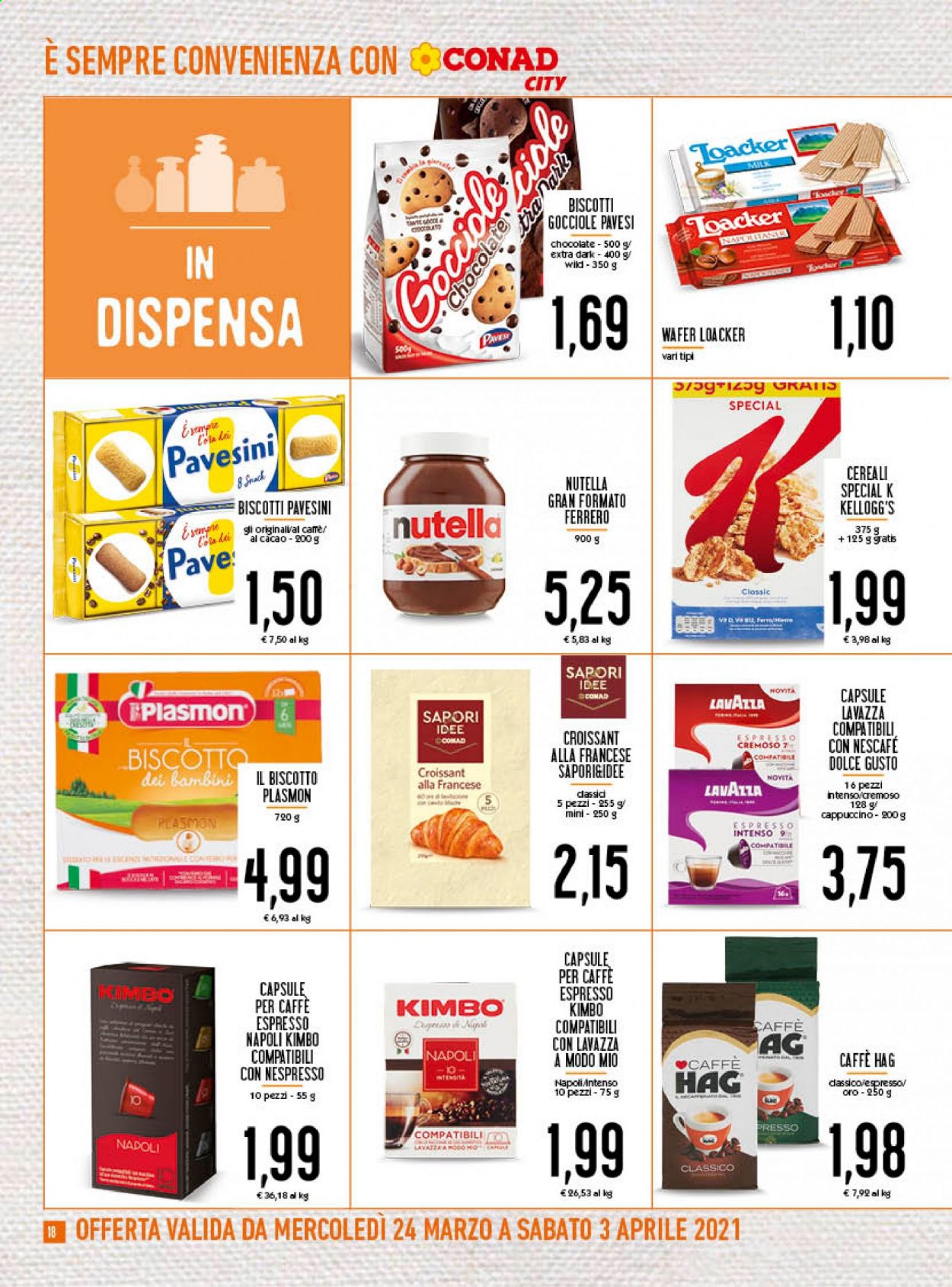 Volantino Conad - 24/3/2021 - 3/4/2021. Pagina 18