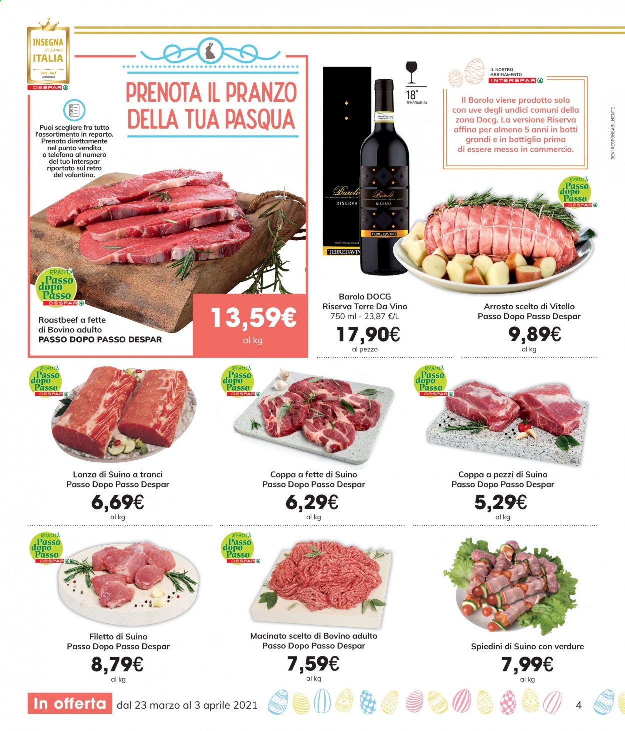 Volantino Interspar - 23/3/2021 - 3/4/2021. Pagina 4