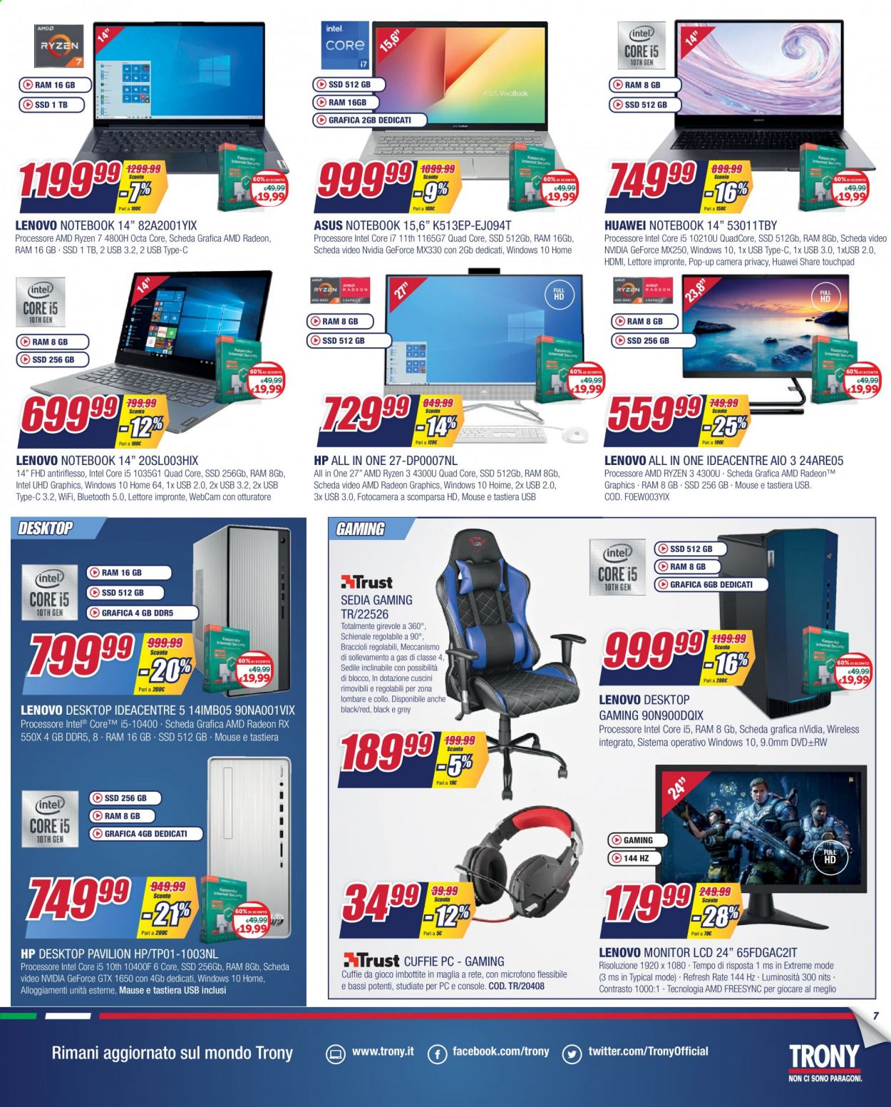 Volantino Trony - 22/3/2021 - 30/3/2021. Pagina 7